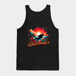 Divemaster Scuba Diver Design Tank Top